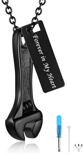 GBAFGLC Tool Wrench Urn Necklace for Women Men