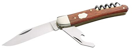 Hartkopf-Solingen Taschenmesser, 3tlg., Stahl 1.4034, Rotholz