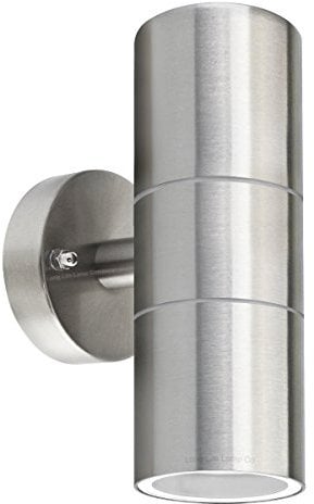 Long Life Lamp Company Modern Stainless Steel Up Down Double Wall Spot Light IP65 ZLCO3 Bulb not Included