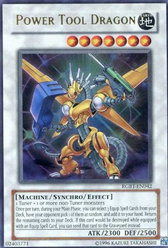 YU-GI-OH! - Power Tool Dragon (RGBT-EN042) - Raging Battle - Unlimited Edition - Ultra Rare