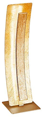 P.Neuhaus 4603-12, Tischleuchte, Plastik, gold, 12 x 12 x 40,5 cm