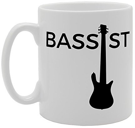 Coralgraph Inc MG1252 Bassist Guitar Novelty Gift Printed Tea Coffee Ceramic Mug