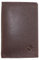 Porte Papier Voiture en Cuir Format 4 Volets - étui Carte Grise, permis, Carte d'identité, Cartes, très Complet, Cuir Souple pour Homme ou Femme Frédéric Johns® (Marron)