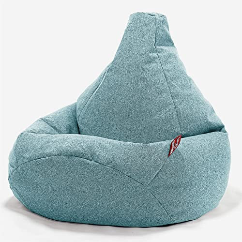 Lounge Pug, Gaming Sitzsack Sessel, Interalli Wolle Aqua