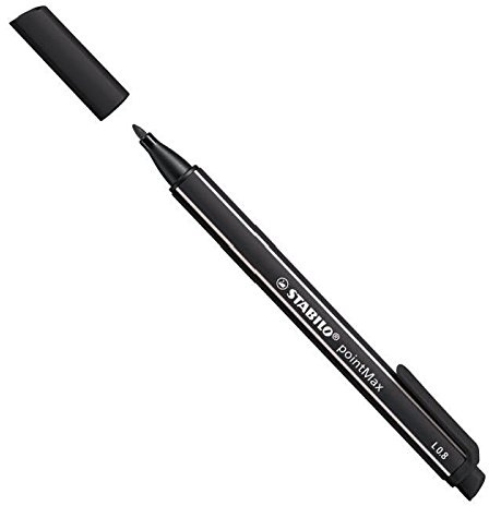 STABILO Pointmax, 3 Stück, Schwarz