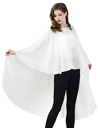 BEAUTELICATE Stola Damen Chiffon Schal Umschlagtücher Cape Elegant für Festlich Hochzeit Brautkleid Abendkleid