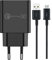 Bloc d'alimentation QC 18 W + câble de charge micro USB noir