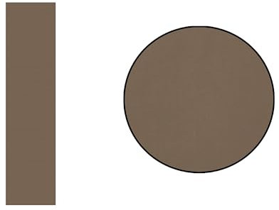 Schwar Textilien Panneau japonais coulissant - Rideau de séparation - Opaque - 120 g/m² - 8 couleurs (marron foncé), ca. 245 x 60 cm