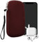kwmobile Handytasche für Smartphones XS - 3,5/4 - Neopren Handy Hülle Bordeaux Violett - Handy Tasche 12,5 x 6,5 cm Innenmaße