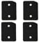4 Pack Dryer Filter Replacement Compatible with Miele T1 Series Heat Pump Tumble Dryers, 207 x 157 x 30mm, Plinth Foam Sponge Filter (Replacement Parts 9164761)