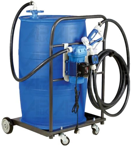 AdBlue DEF SCR Mobile Dispenser Drum Trolley Manual Pump Kit with 230V UK Plug