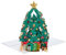 Hallmark Carte de Noël en papier – Motif arbre festif 3D