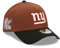 New Era New York Giants NFL Harvest Superbowl XXI Brown Black 9Forty A-Frame Snapback Cap - One-Size