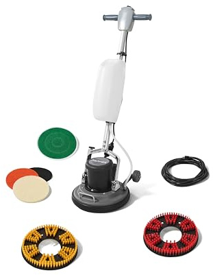 Dapper Supply - 13 Multipurpose Commercial Floor Damper Machine Cleans, Polishes and Polishes with Ease Ideal for Carpet Too Includes Optional Manual Solution Tank, 2
