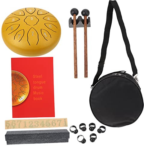 Toyvian 1 Set Ethereal Drum Carbon Steel Zungentrommel Percussion Handtrommel Instrument Für Anfänger