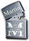 Individuell personalisiertes Feuerzeug hergestellt mit Zippo Feuerzeug mit Gravur als Geschenk für Männer personalisiert das perfekte Geburtstagsgeschenk für Männer - Motiv: Monogramm
