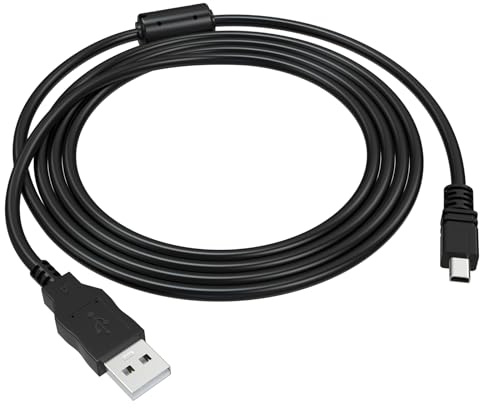 Puiixur Replacement USB Camera Data Transfer Charger Cable Cord Compatible with Fujifilm X10, X20, XF1, FinePix S4500 S4200 JX650 JX660 JX675 JX680 AX385 AX500 AX510 J10 J100 J12 & More, 4.9FT/1.5M