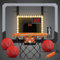 HYES Mini Basketballkorb für Kinder, Zimmer Basketball Set Mit Elektronische Anzeigetafel, LED Beleuchtung, 3 Ball Pumpe Indoor Outdoor Basketballkorb, Sport Spielzeug Basketball Board