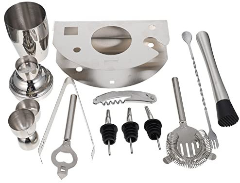 Ciieeo Coctelera Versátil Juego De 12 Acero Inoxidable Herramientas De Barman