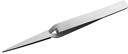 Pinzas de soldadura inversa de acero inoxidable de alta precisión no conductoras, puntas puntiagudas antimagnéticas, herramientas manuales