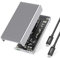 GEWOKLIY - M.2 NVMe SSD Gehäuse, 40Gbps Aluminium Externes Gehäuse USB C Kompatibel mit Thunderbolt4/3 8TB SSD Adaptive SSD PCIe Gen4 M.2 SSD Kompatibel mit M B+M Key