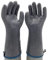 Guanti da forno in silicone liquido, guanti resistenti al calore per uso alimentare con dita, per cucinare, cuocere al forno e grigliare (Gray,XL)