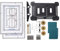 Invisible Tiled Push Plate Actuator Magnetic Attachment, Replaces Flush Buttons, Long Lasting Construction, For Geberit Sigma-all Flushing Systems