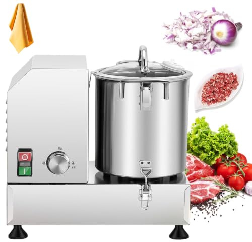 Generico Robot da Cucina Elettrico, Tritatutto Multifunzione per Verdure e Carne, Ideale per cipolle, Verdure e Preparazione di Carne (9 Litri)