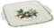 La Holly & Ivy Cuadrado de Plato para Tartas, cerámica, Multicolor