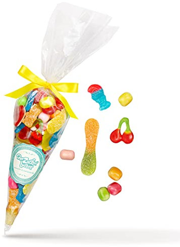 Gute Laune Tüte, 400g Süßigkeiten-Tüte Fruchtgummis und Kaubonbons, für die extra Portion Gute Laune