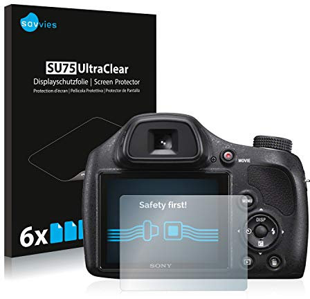 savvies (6 Pezzi Pellicola Protettiva per Sony Cyber-Shot DSC-H400 Protezione Schermo Trasparente