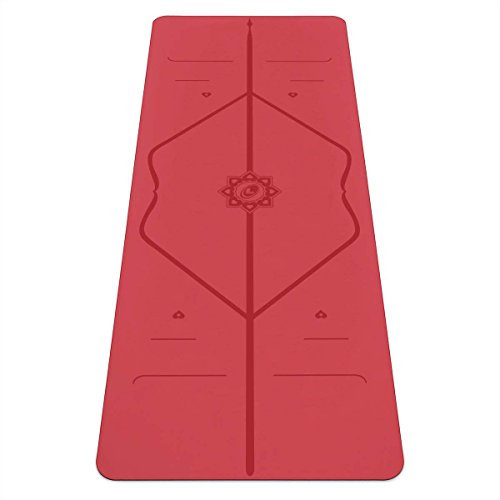 Liforme Love Yogamatte - Weltbeste Yoga Matte - Umweltfreundlich & rutschfest - Originales Einzigartiges Ausrichtungsmarkierungssystem - Biologisch abbaubare Matte aus Naturkautschuk - Sonderausgabe