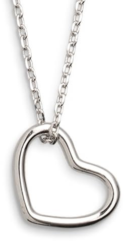 XENOX® LOVE STORY Halskette - Damen Halskette aus hochwertigem 925/- Sterlingsilber mit Herz-Anhänger | XS1756
