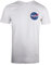 Nasa Herren Core Logo T Shirt, Weiß (White White), M EU