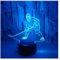 Comiwe Eishockey (B) 3D Illusion Nachtlicht Spielzeug,Haus Dekor LED Bettseite Tischlampe 16 Farben Ändern Fernbedienung,Weihnachten Geburtstag Geschenk für Junge Kinder Freunde Eishockeysportler