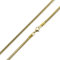 König Design Schlangenkette 0,9mm Herren Damen Edelstahlkette Halskette Gold 70 cm lang