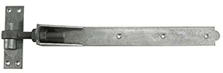 Heavy Duty 14 350MM Adjustable Hook and Band GATE Hinges ABH350G - HOT Dipped GALVANISED - Includes All FIXINGS - 1 X Pair - Free Next Working Day DELIVERY