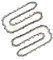 2 catene per motosega da 30 cm; 1,3 mm; 3/8; 44 TG, adatte per motosega Stihl Efco Oleo-Mac Ryobi Stiga Makita Einhell