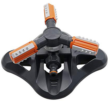 hdfj12142 Arroseur Rotatif à Gazon Rotatif Automatique, Forme d'effluent et Volume d'eau réglables, arroseur de Jardin à Grande Zone d'arrosage, pour Garden Lawn Park Yard