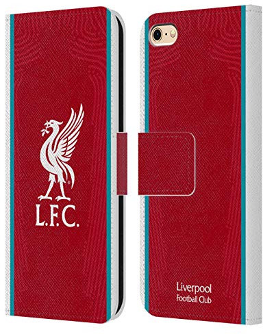 Head Case Designs Officially Licensed Liverpool Football Club Home 2020/21 Leather Book Wallet Case Cover Compatible With Apple iPhone 6 / iPhone 6s