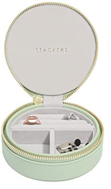 Stackers Schmuckkästchen, rund, Salbeigrün