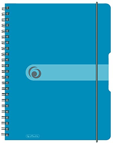 Herlitz Collegeblock easy orga to go A4, hellblau, kariert, 160 Seiten, 2 Stück