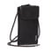 Zwei Handytasche zum Umhängen Mademoiselle.M MP30 Smartphone-Etui & Geldbörse 2-in-1, umlaufender Reißverschluss, längenverstellbarer Riemen, Mini-Handtasche 19 x 10 x 3 cm (Nubuk-Black)