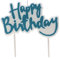 Dekora - Originelle Geburstagskerze-Deko Kerzen | Happy Birthday Deko Kerzen Set mit dekorativen Buchstaben - 10 x 6,5 cm