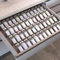 Jadehom Spice Drawer Organizer, 4Tier Clear Acrylic Expandable From 13 to 26 Seasoning Jars Drawer Insert, Kitchen Drawer Spice Rack Tray for Cabinet/Countertop