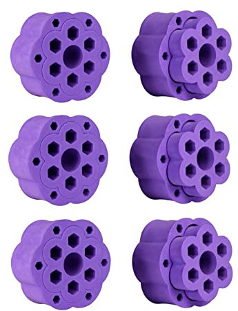 Cup Turner Foam, Tumbler Turner Foams Set for 3/4 Inch PVC Pipe, Tumbler Spinner Foams Fit 40 oz 30 oz 20 oz 10 oz All Tumblers Crafting (PURPLE)