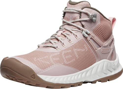 KEEN Damen Nxis Evo Mid Wasserdichte Wanderstiefel, Rehkitz Pfirsichpeitsche, 38.5 EU