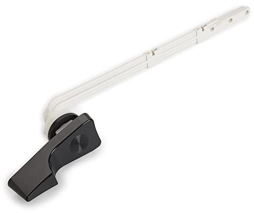 Qualihome Black Toilet Tank Flush Lever Replacement Handle for American Standard, Fits Most Standard Front Mount Toilet Tanks
