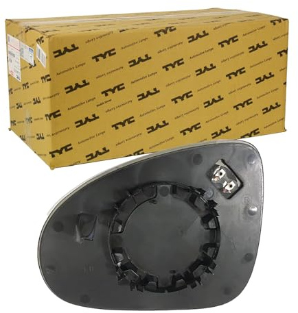 TYC 337-0267-1 Spiegelglas Glas Aussenspiegel konvex beheizbar rechts Kompatibel mit VW Touareg 7P5, 7P6