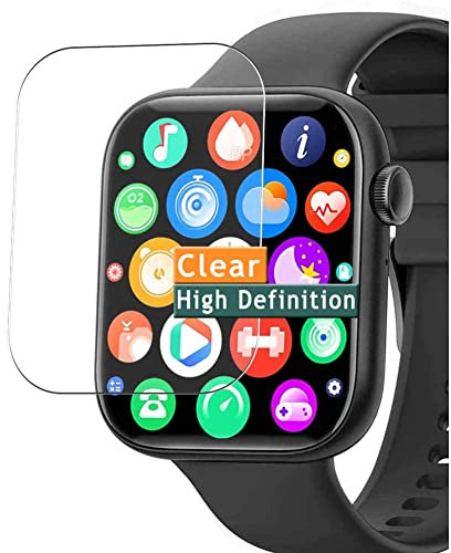 Vaxson 3 Stück Schutzfolie kompatibel mit KIQULOV P45 1.8 Smart Watch smartwatch Display folie folien Displayschutzfolie ( nicht Panzer Schutz Glas folie SchutzGlas nicht PanzerGlas )
